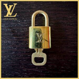 Louis Vuitton Brass Lock and Key #304 | Polished Finish
